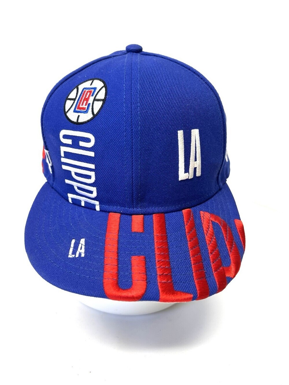 NBA LA Clippers Licensed New Era Embroidered Hat Snapback Blue Red Basketball
